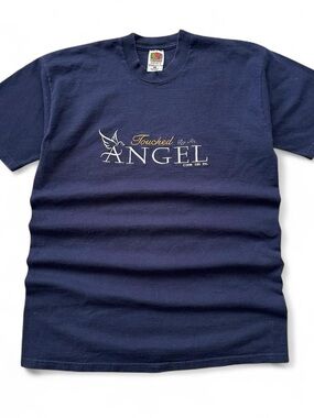Vintage 1990s Touched by an Angel TV Show  Embroidered Graphic tee L